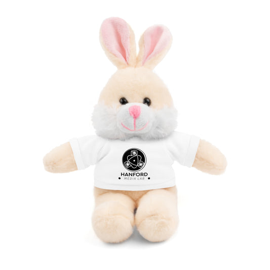 Hanford Media Lab Logo Stuffed Animal | Plush Bear with Tee