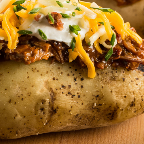 Macho Taco Stuffed Spuds