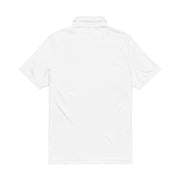 Lion Crest embroidery Polo Shirt | White performance polo