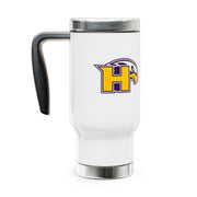 Yellow H Helmet Eagle Logo Travel Mug | Stainless Steel 14oz