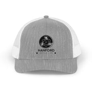 Hanford Logo Snapback Cap | Trucker Hat with Atom Emblem