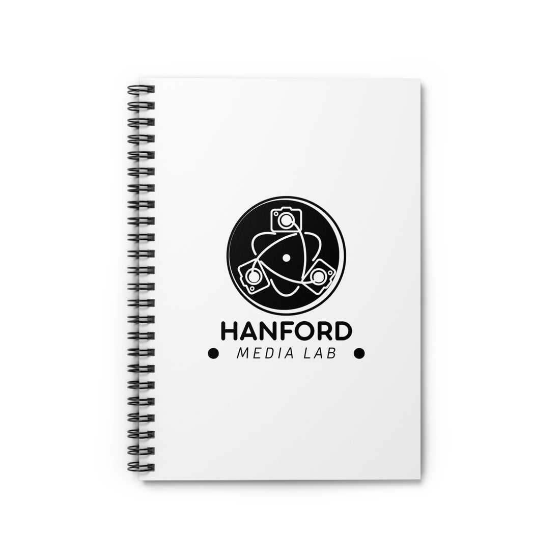 Hanford Media Lab Logo Spiral Notebook | Ruled Line