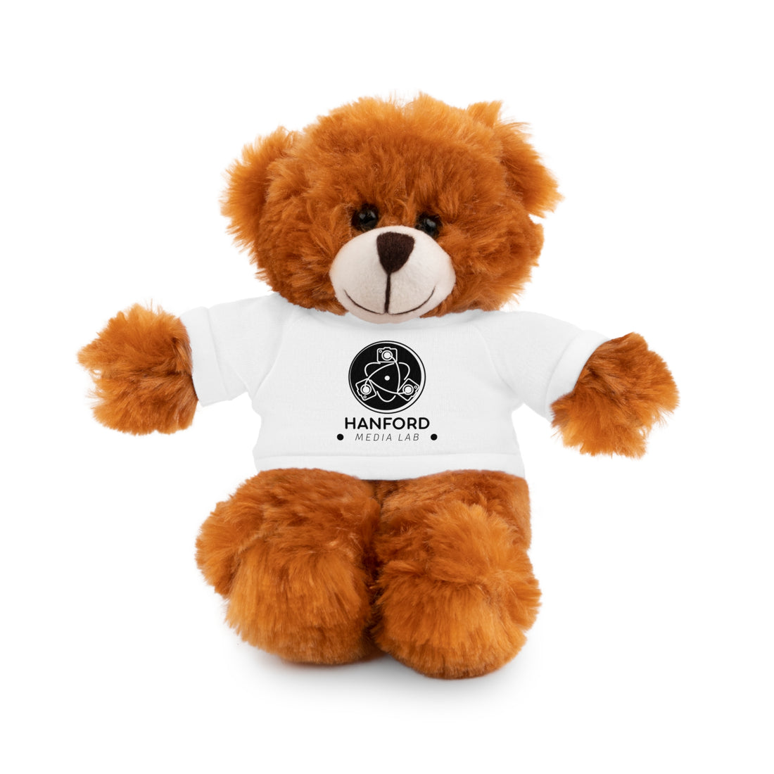 Hanford Media Lab Logo Stuffed Animal | Plush Bear with Tee