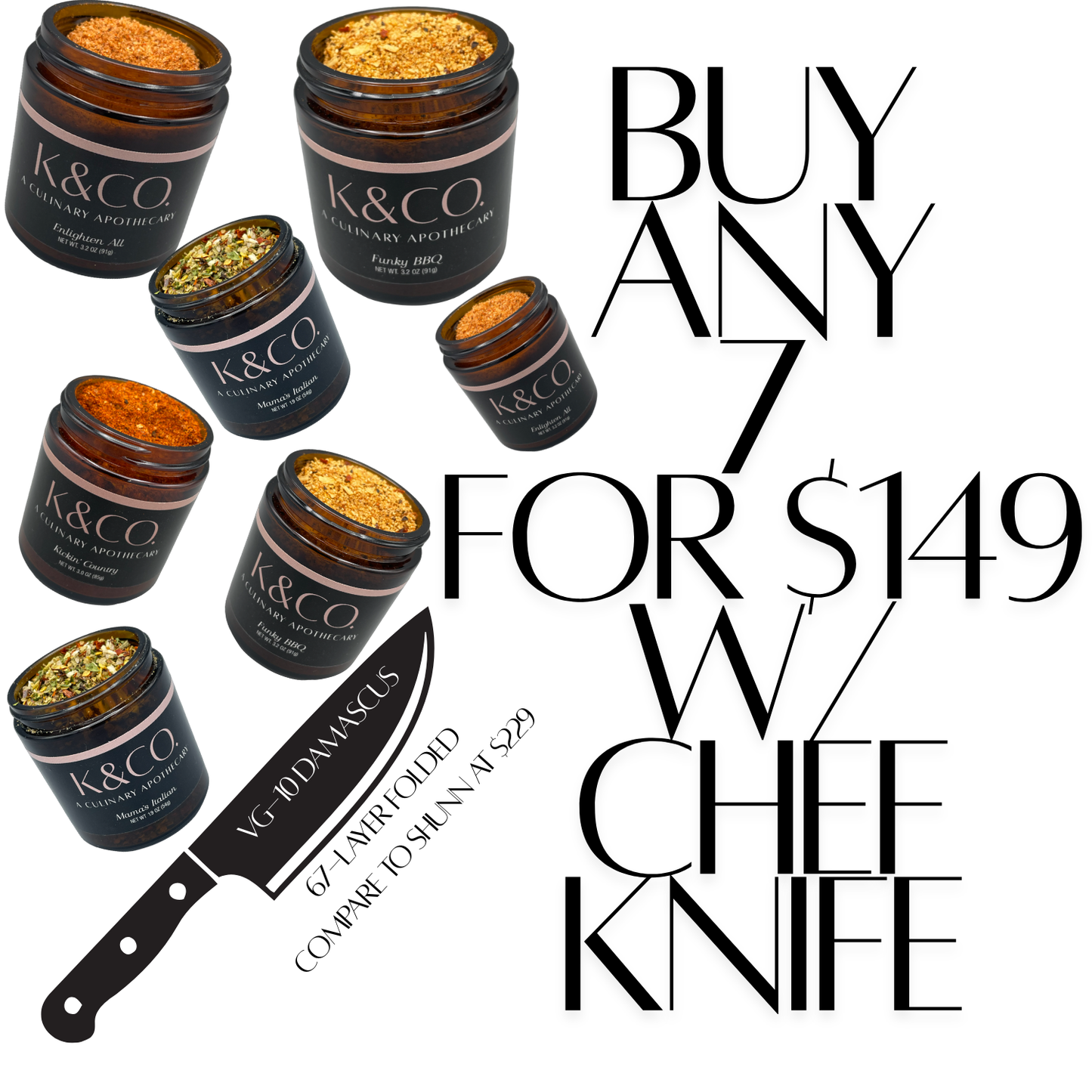 Buy 7 with knife